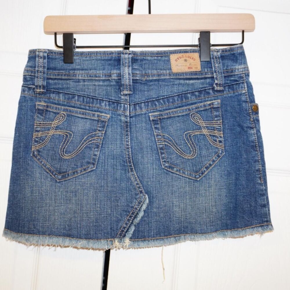 American-vintage Women's Blue Skirt - Picture 4 of 4